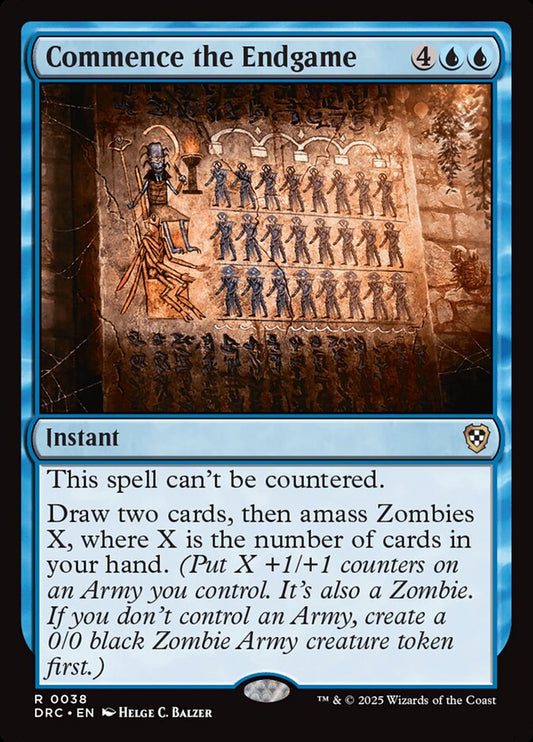 Commence the Endgame front