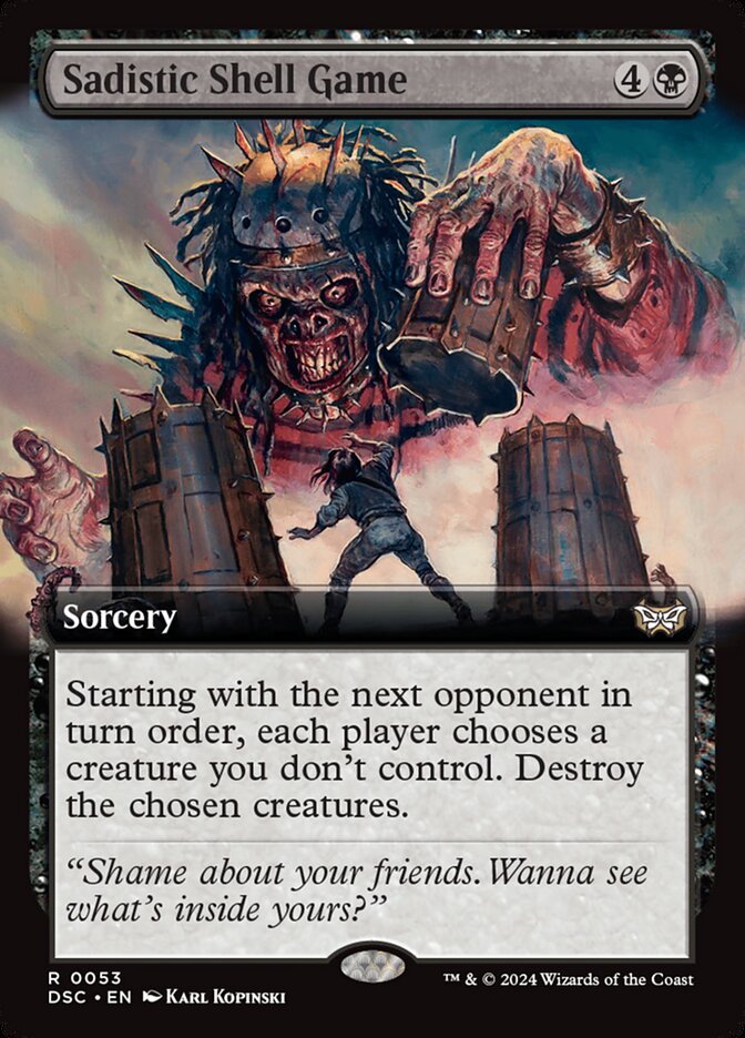 Sadistic Shell Game front