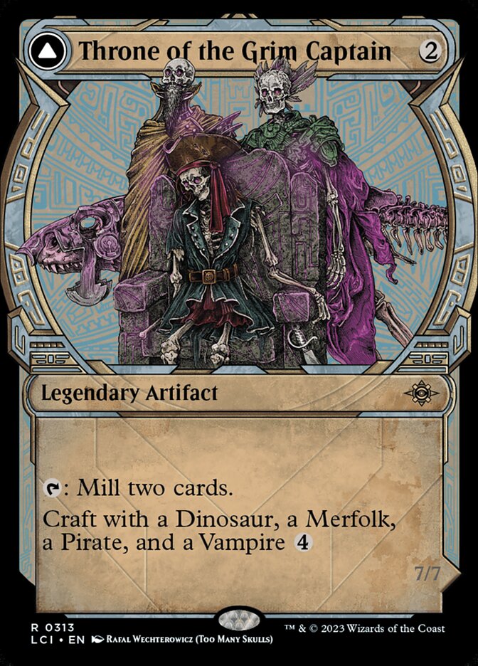 Throne of the Grim Captain // The Grim Captain front