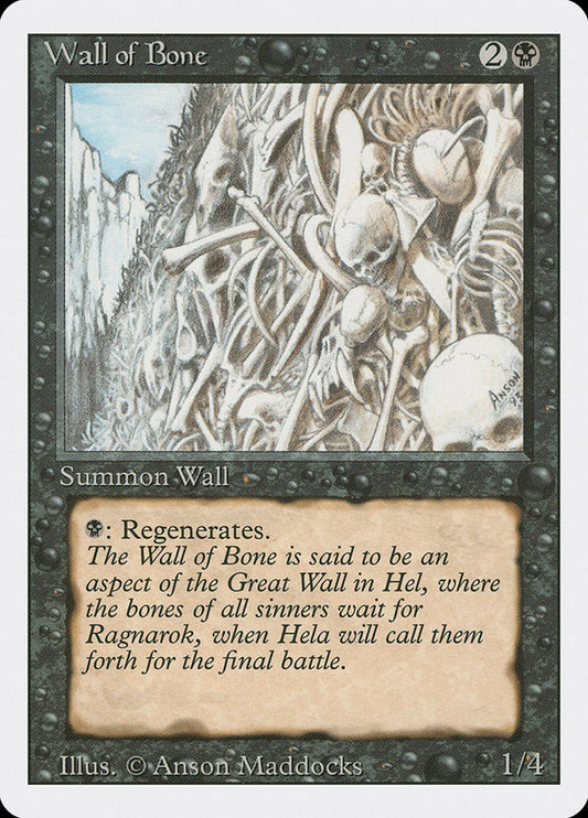 Wall of Bone front