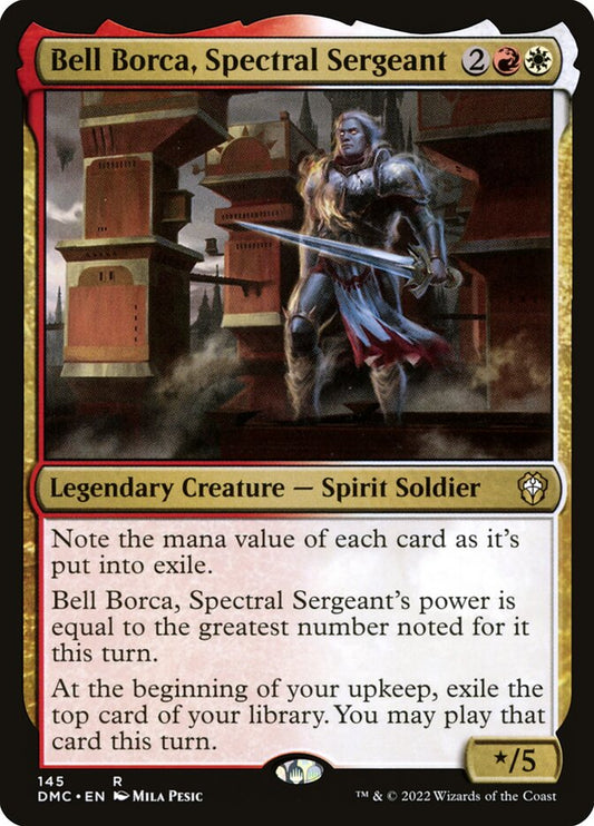 Bell Borca, Spectral Sergeant front