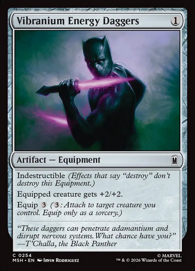 Vibranium Energy Daggers front