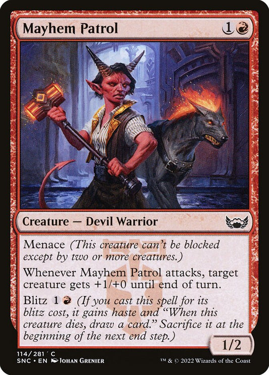 Mayhem Patrol front