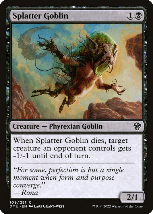 Splatter Goblin front
