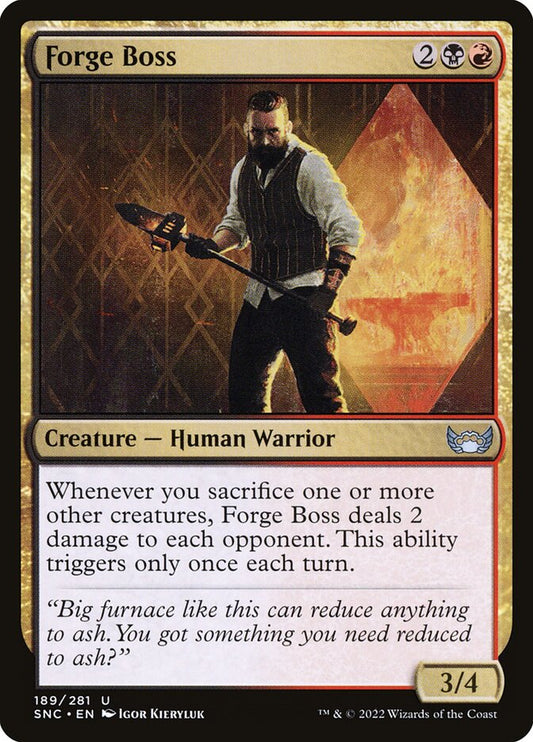 Forge Boss front