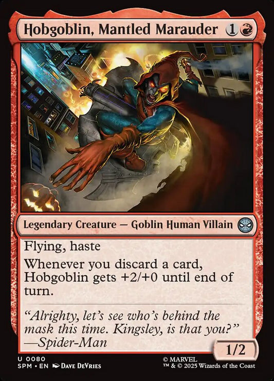 Hobgoblin, Mantled Marauder front