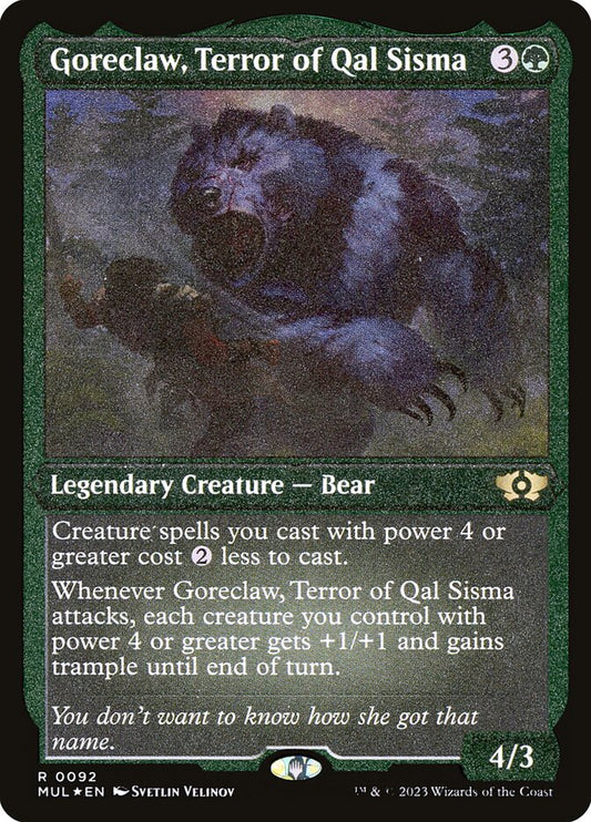 Goreclaw, Terror of Qal Sisma front