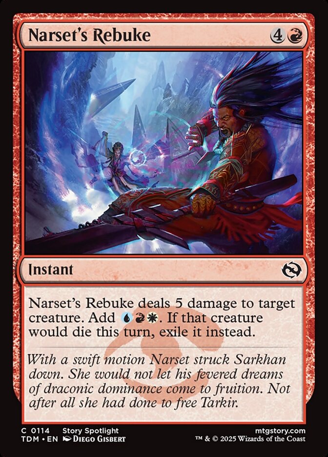 Narset's Rebuke front