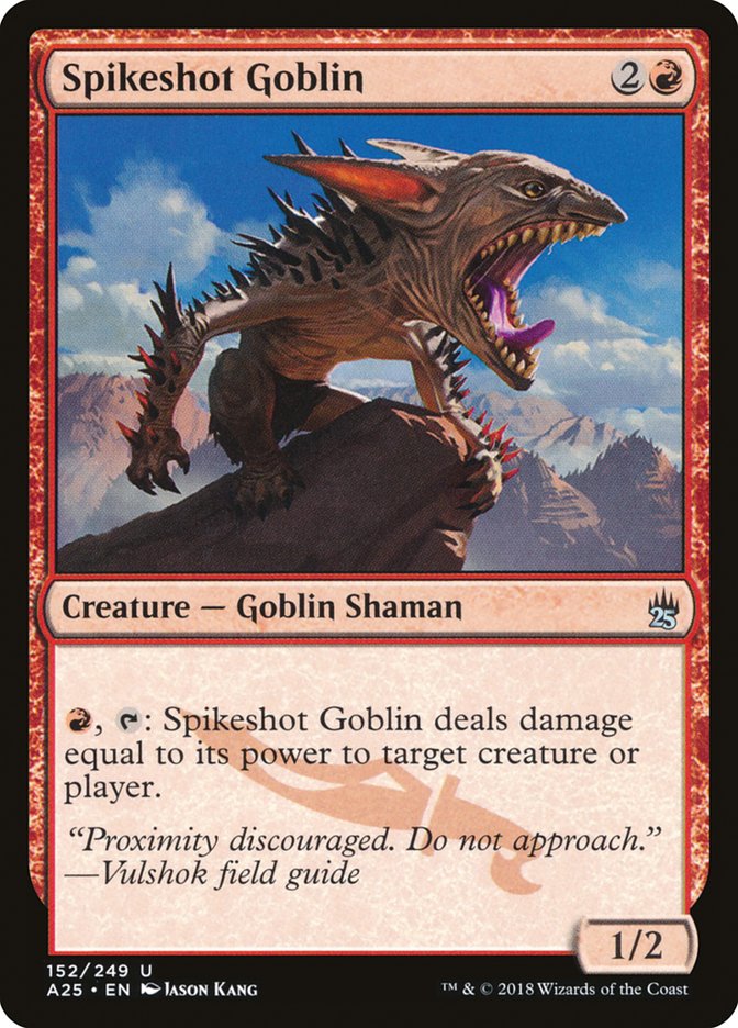 Spikeshot Goblin front