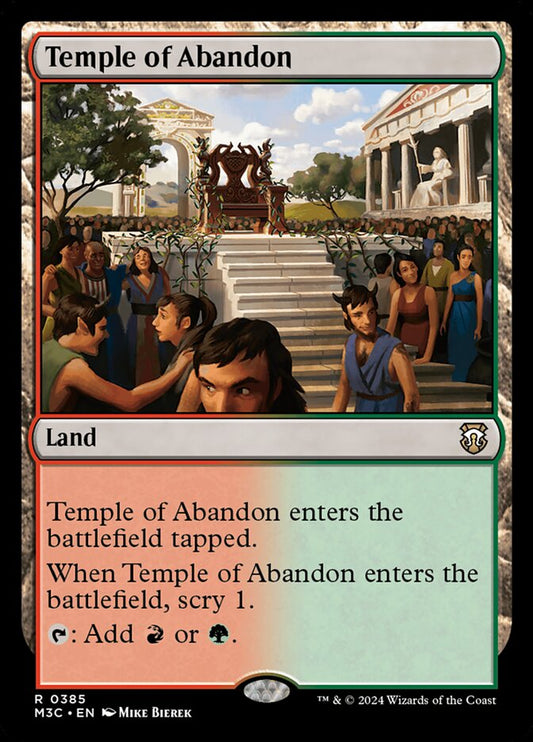 Temple of Abandon front