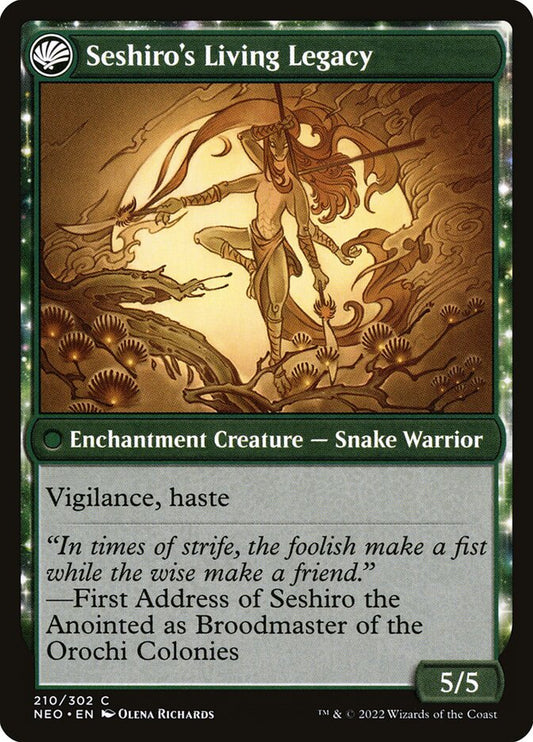 Tales of Master Seshiro // Seshiro's Living Legacy back