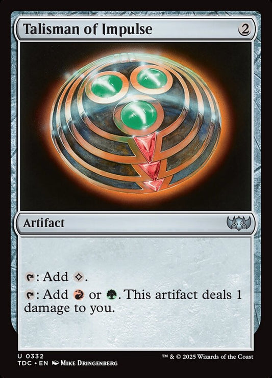 Talisman of Impulse front
