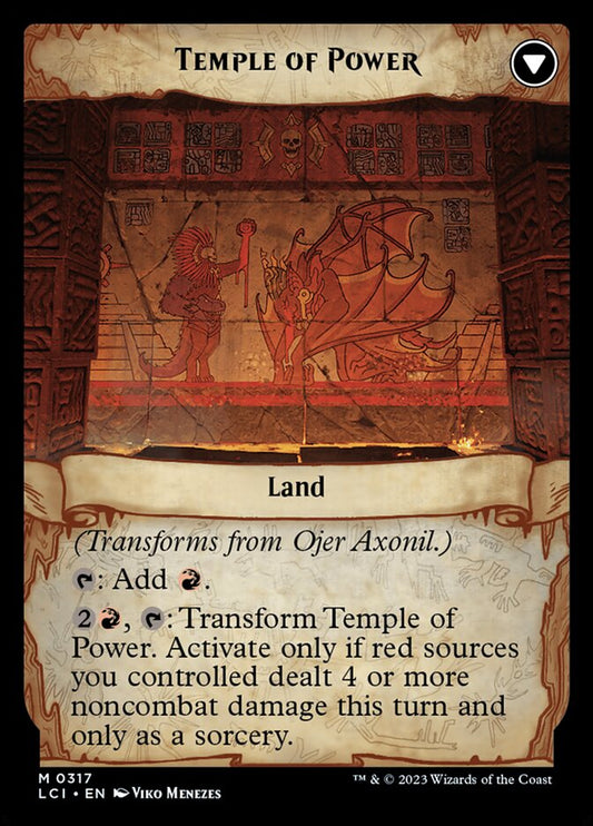 Ojer Axonil, Deepest Might // Temple of Power back