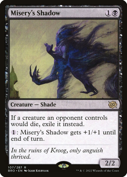 Misery's Shadow front