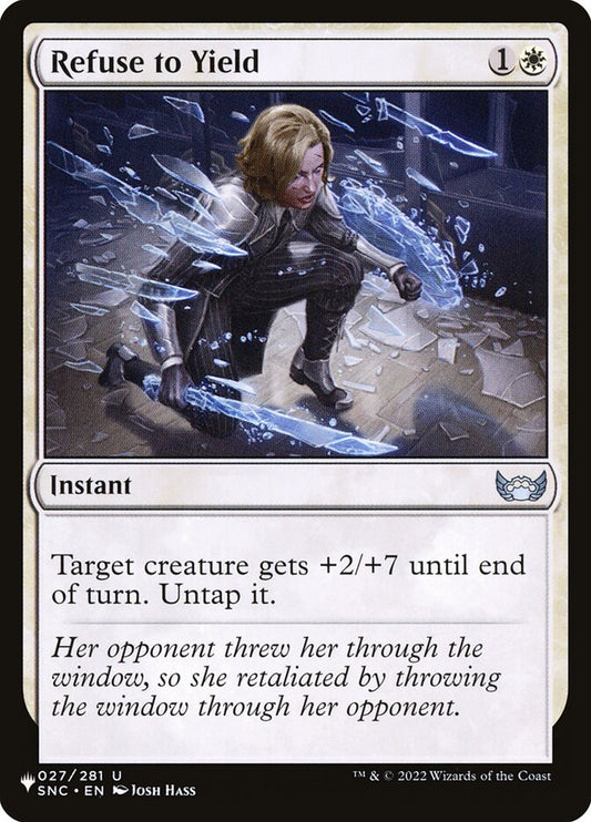 Refuse to Yield front