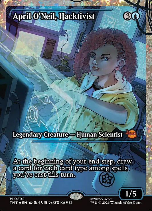 April O'Neil, Hacktivist front