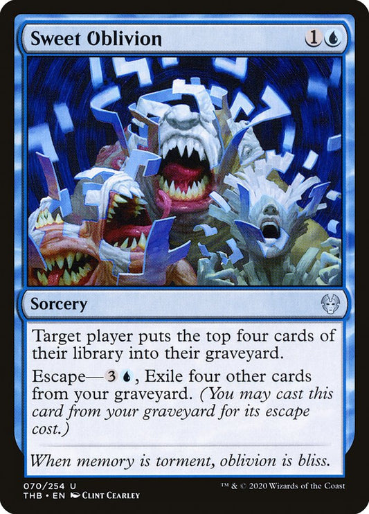 Sweet Oblivion front