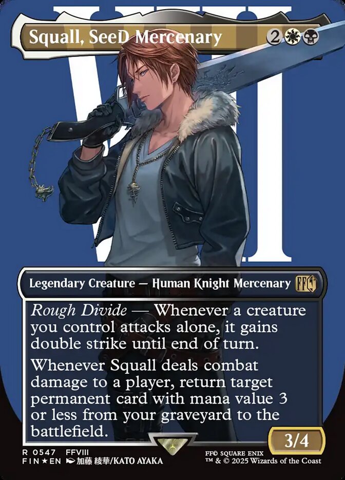 Squall, SeeD Mercenary front