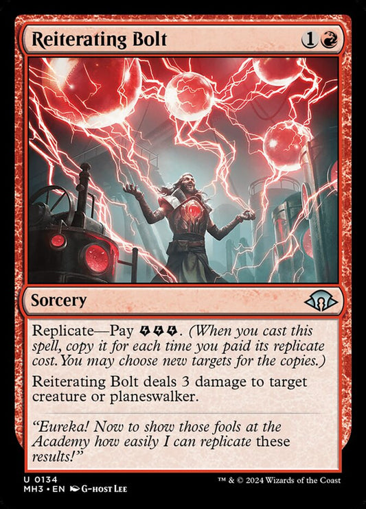 Reiterating Bolt front