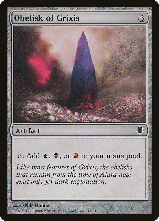 Obelisk of Grixis front