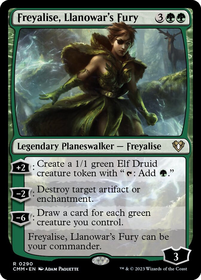 Freyalise, Llanowar's Fury front