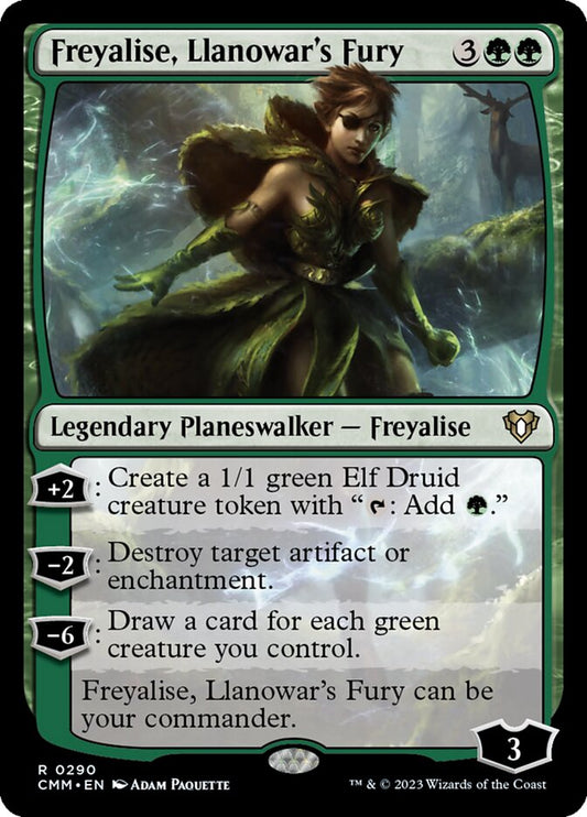 Freyalise, Llanowar's Fury front