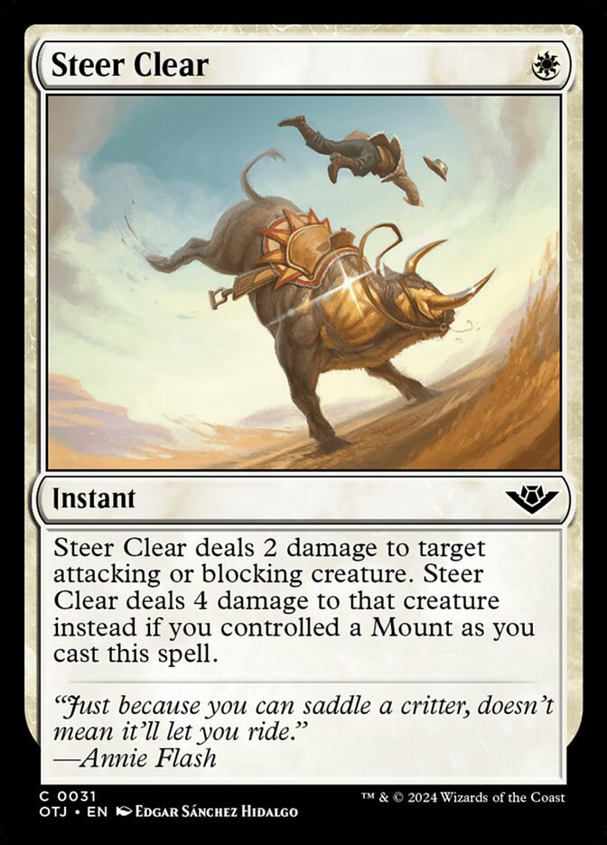 Steer Clear front