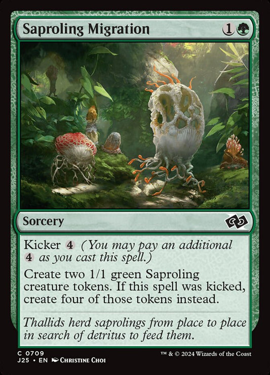 Saproling Migration front