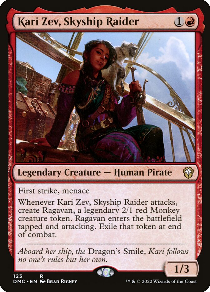 Kari Zev, Skyship Raider front