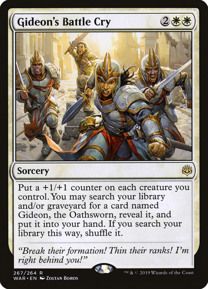 Gideon's Battle Cry front