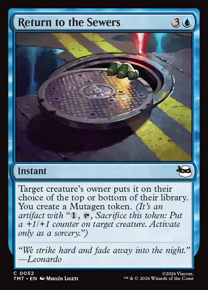 Return to the Sewers front