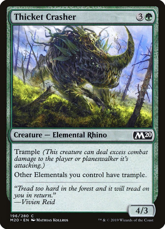 Thicket Crasher front