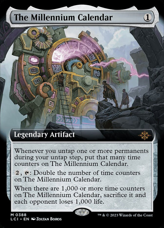 The Millennium Calendar front