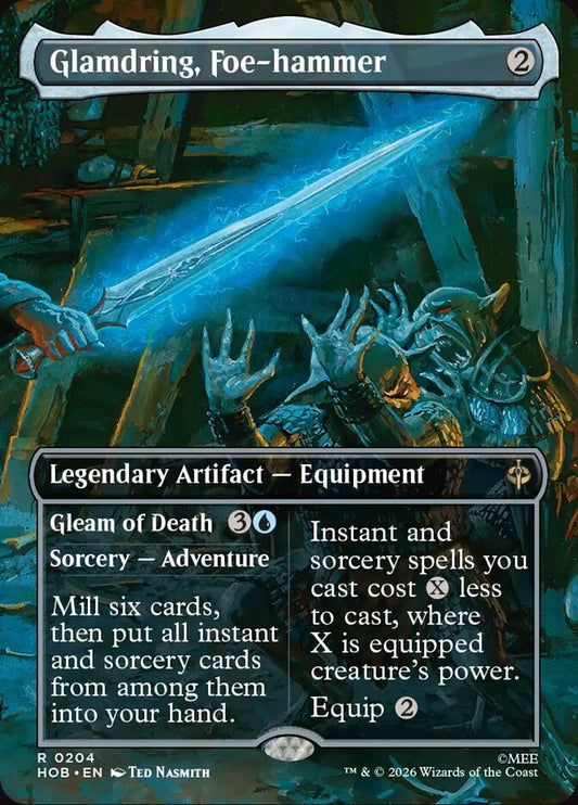Glamdring, Foe-hammer // Gleam of Death front