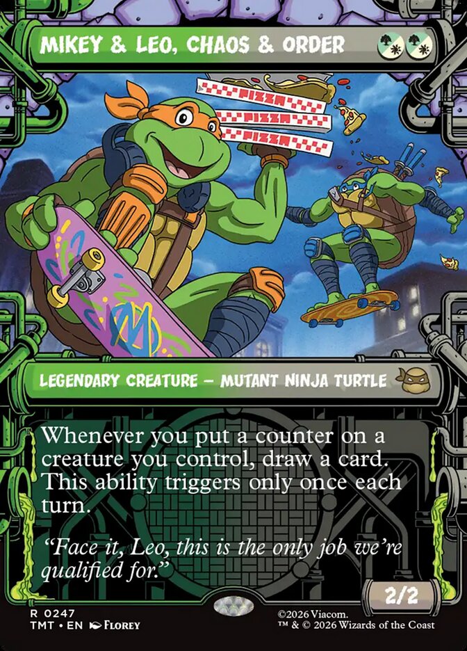 Mikey & Leo, Chaos & Order front