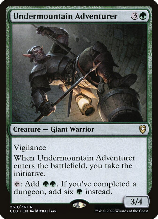 Undermountain Adventurer front