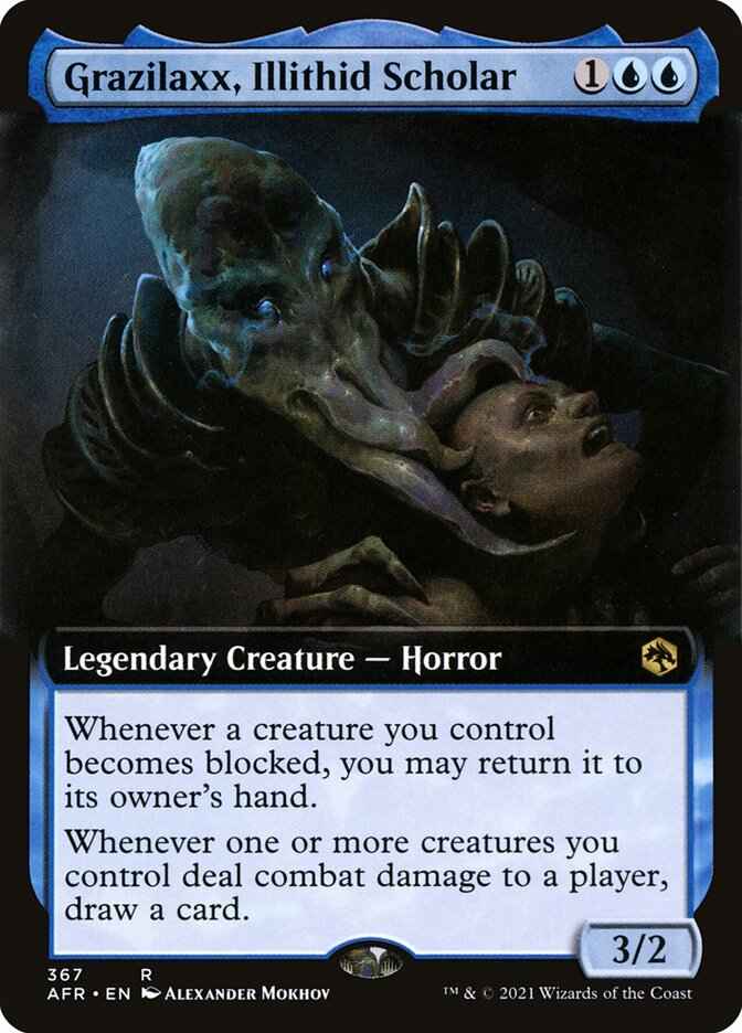 Grazilaxx, Illithid Scholar (Extended Art)
