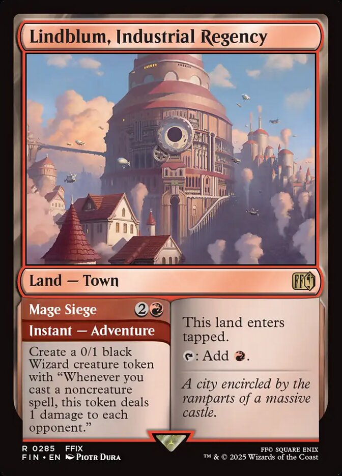 Lindblum, Industrial Regency // Mage Siege back