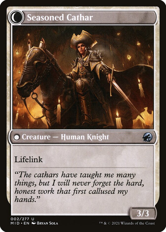 Ambitious Farmhand // Seasoned Cathar back