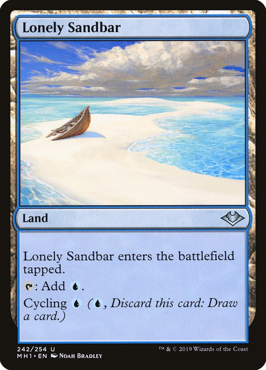 Lonely Sandbar front