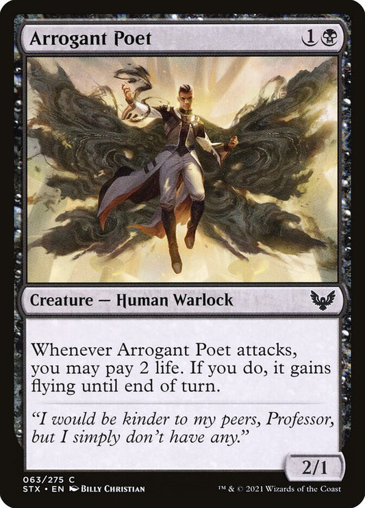 Arrogant Poet front