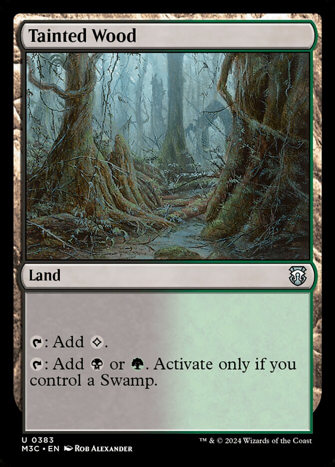 Tainted Wood front