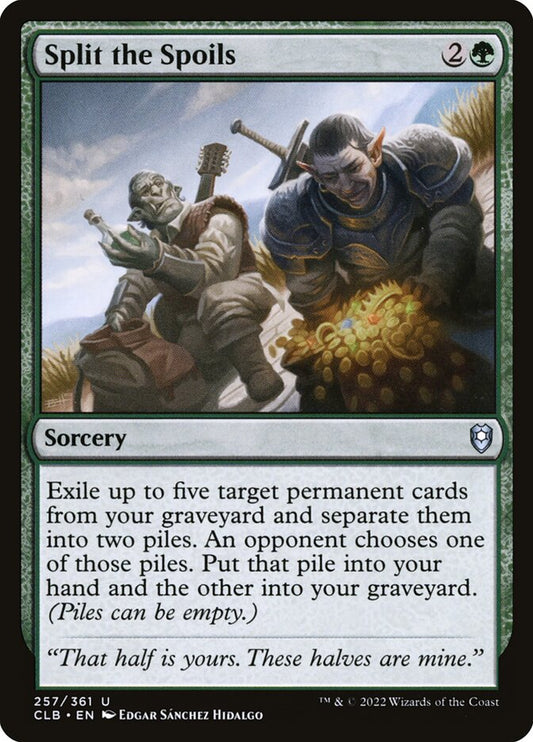 Split the Spoils front