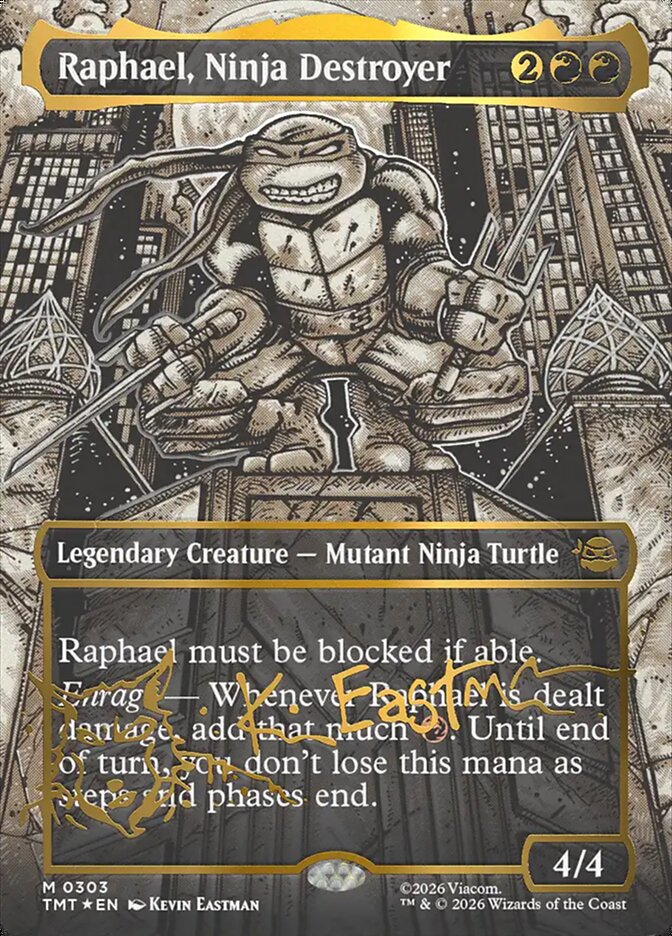 Raphael, Ninja Destroyer front