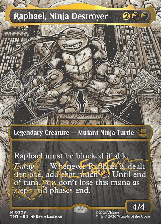 Raphael, Ninja Destroyer front