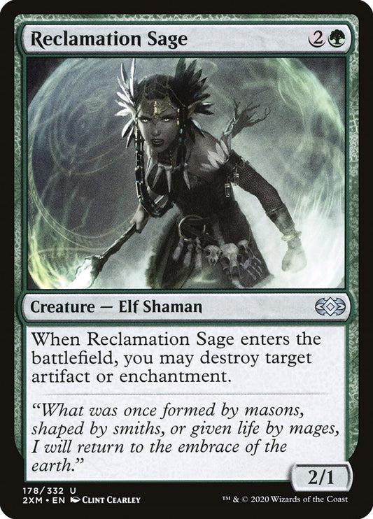 Reclamation Sage front