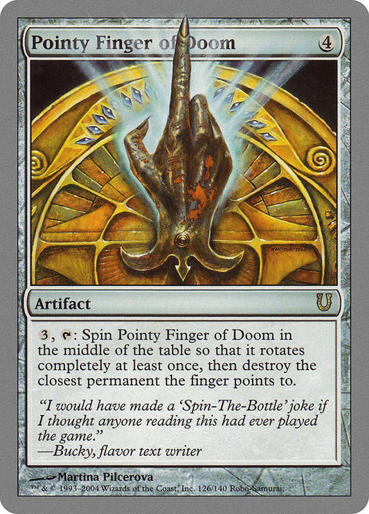 Pointy Finger of Doom front
