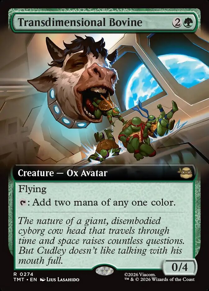 Transdimensional Bovine front
