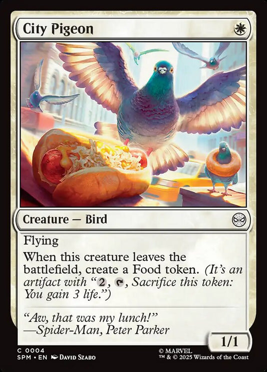City Pigeon front