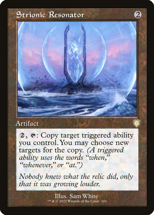 Strionic Resonator front